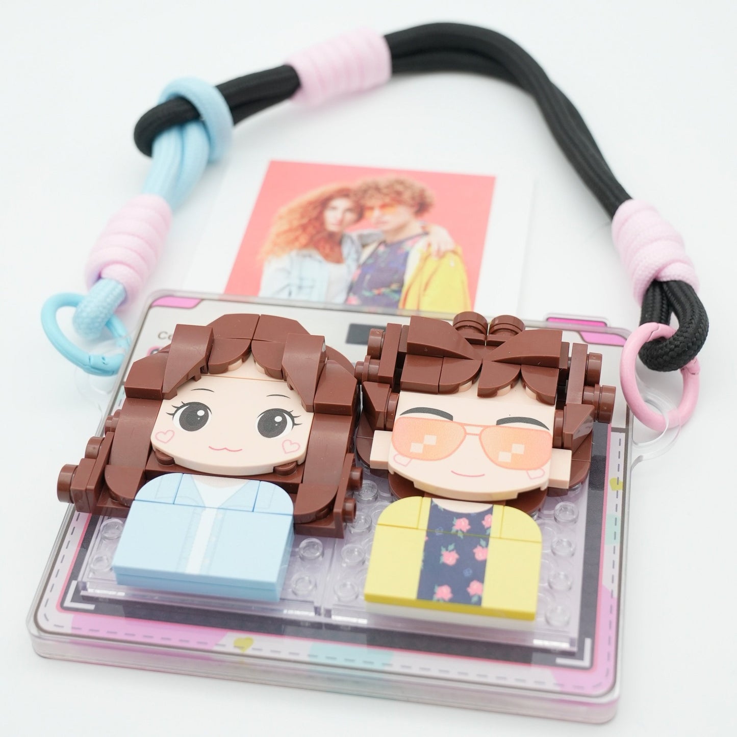 Brick Figure Portrait Fridge Magnet - OOOMG