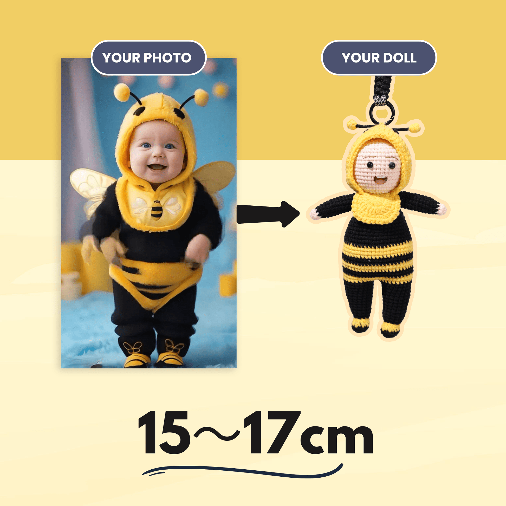 Custom Crochet Dolls with Item Finder for Human Portrait - OOOMG × Mili Tag - OOOMG