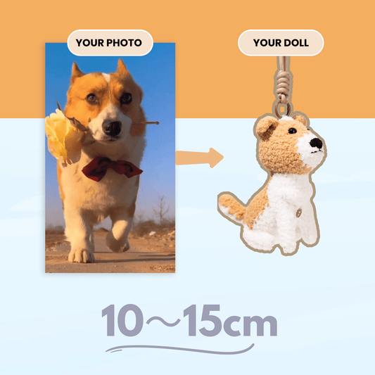 Custom Crochet Dolls with Item Finder for Pet Portrait - OOOMG × Mili Tag - OOOMG
