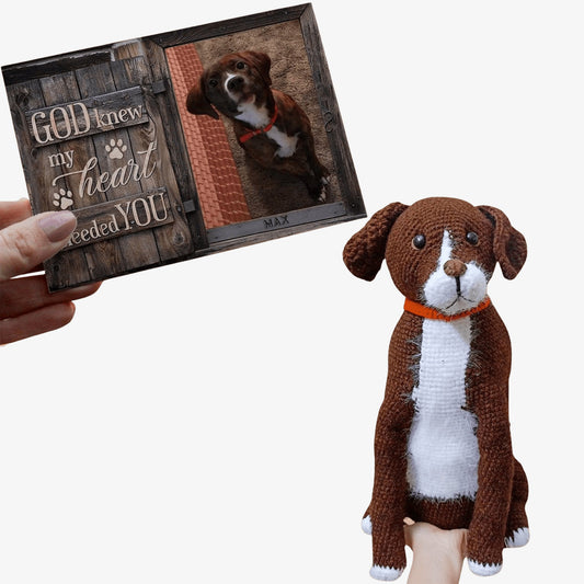 Doll Handmade | God Knew My Heart Needed You Pet Portrait - OOOMG
