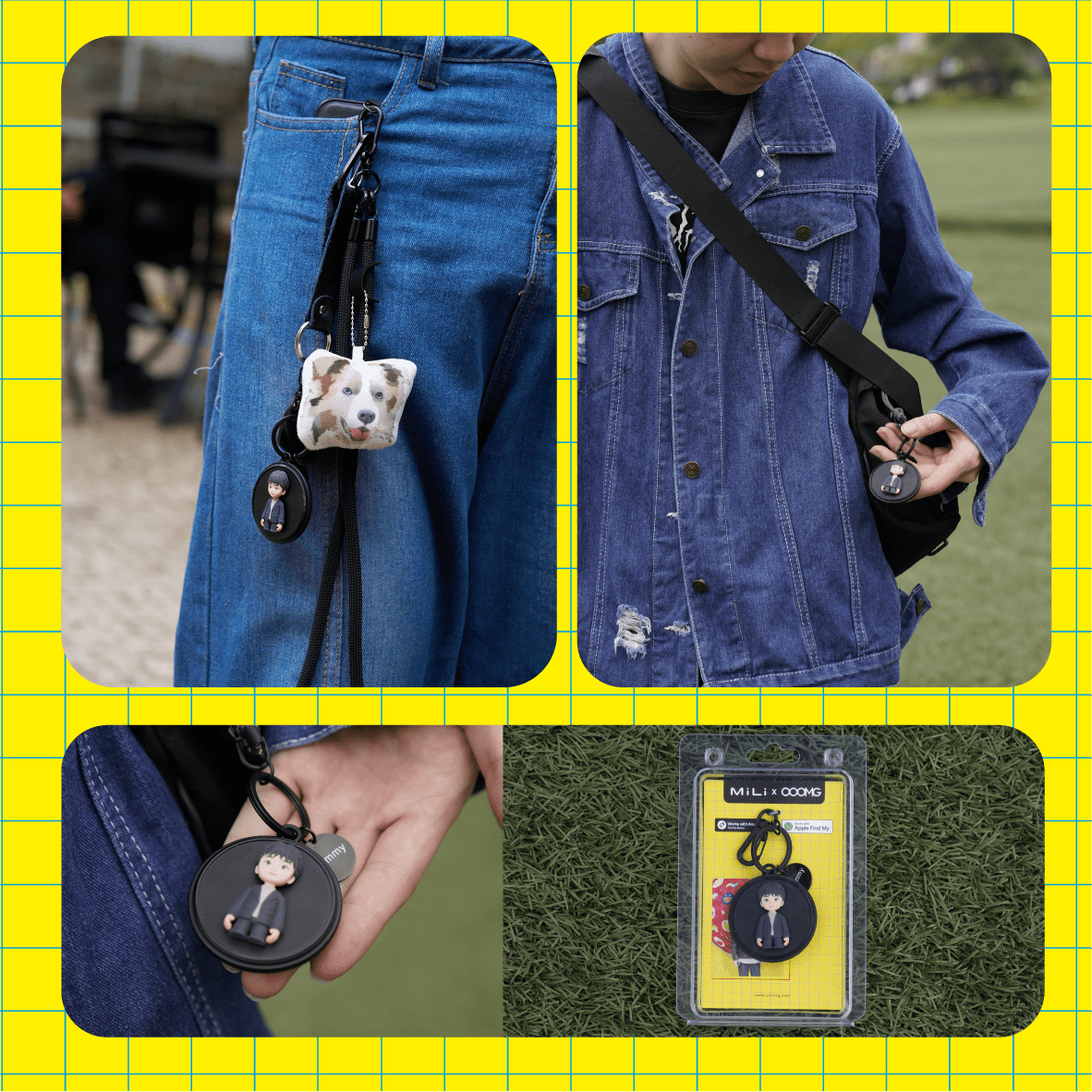 MiLi Tag × OOOMG | 2.5D Avatar Item Finder Case Customized Printing Air Tag Case - OOOMG