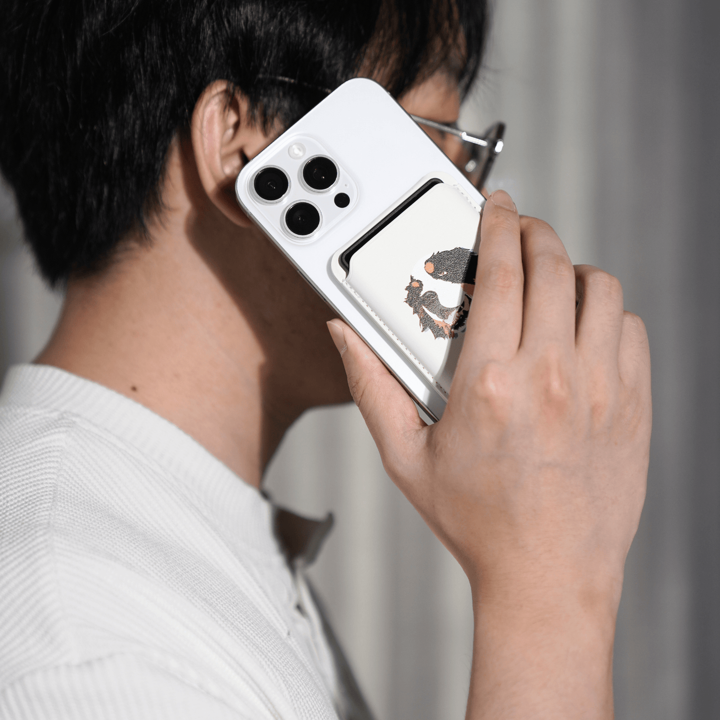 MiLi Tag × OOOMG | MagSafe Case with Custom Portrait/Pet Design and Mili Item Finder Tracking - OOOMG