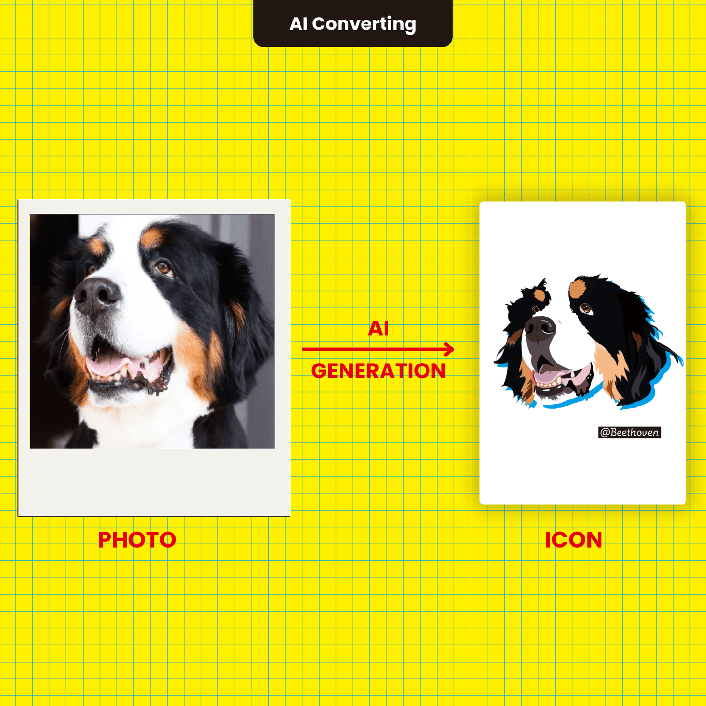 MiLi Tag × OOOMG | MagSafe Case with Custom Portrait/Pet Design and Mili Item Finder Tracking - OOOMG
