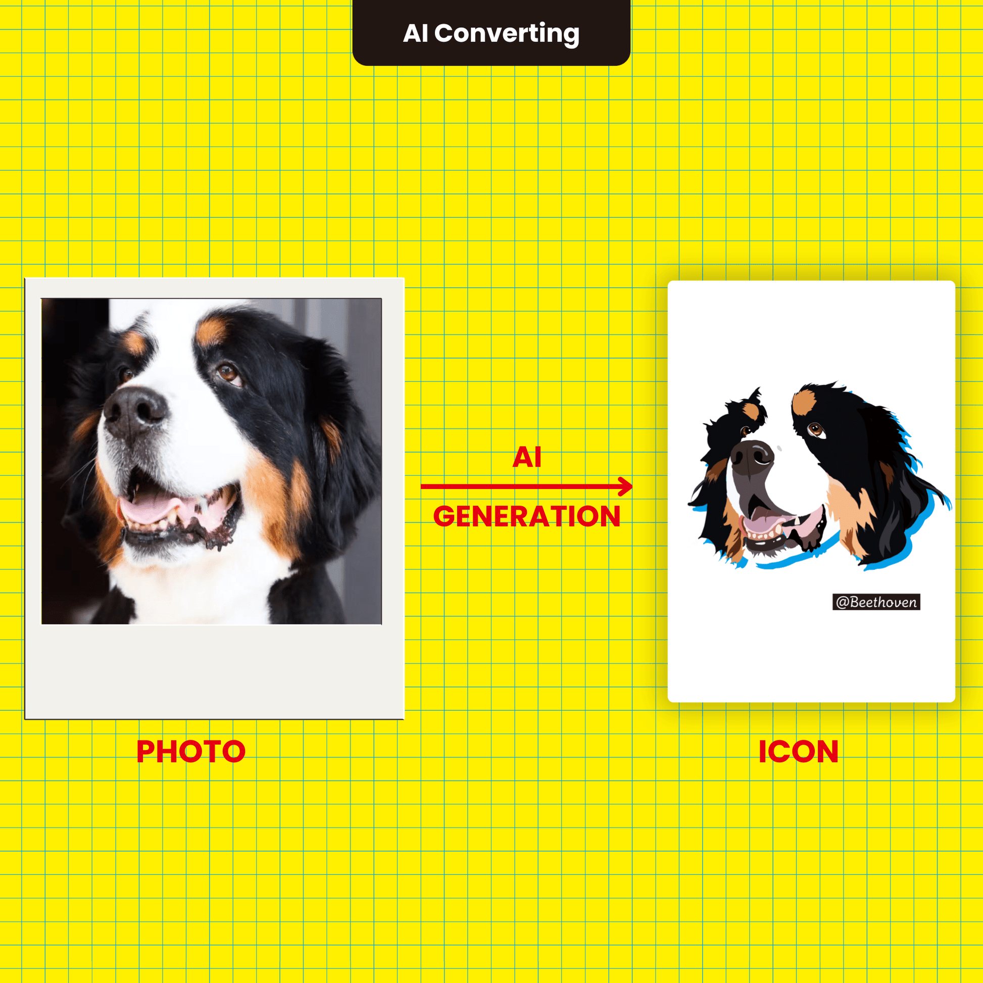 MiLi Tag × OOOMG | MagSafe Case with Custom Portrait/Pet Design and Mili Item Finder Tracking - OOOMG
