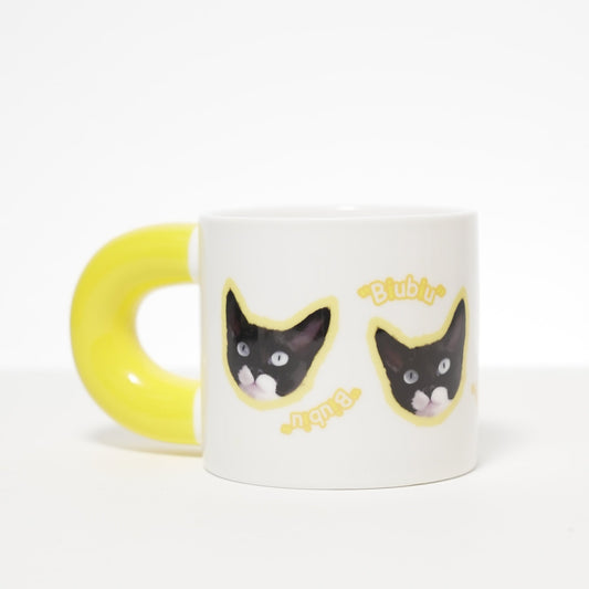 Personalized Pawsome Ceramic Cup - Dog and Cat Lovers' Insulated Home Coffee/Tea Mug with Handle - OOOMG