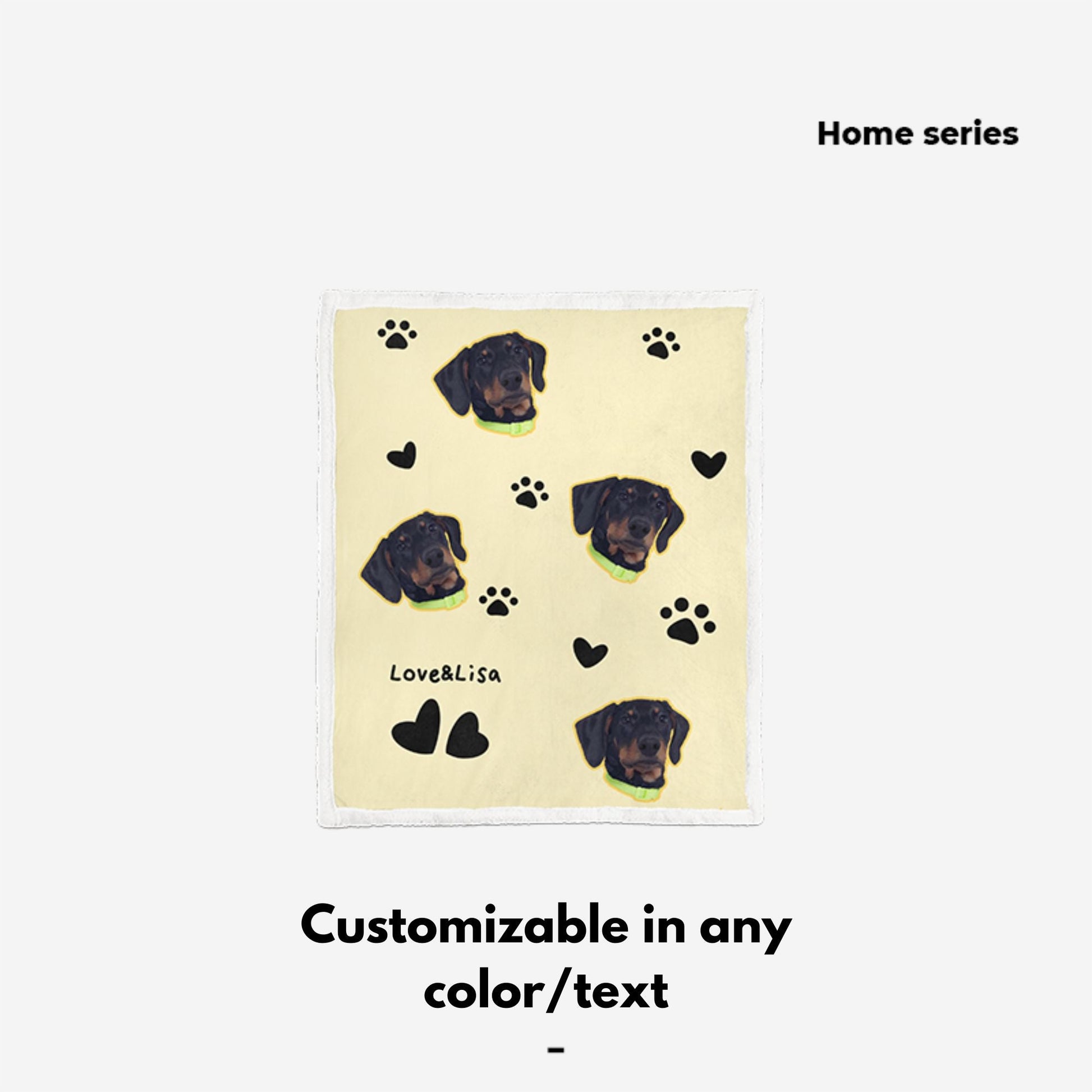 Pet custom blanket double layer lamb wool cover blanket sofa blanket cat dog creative gifts - OOOMG