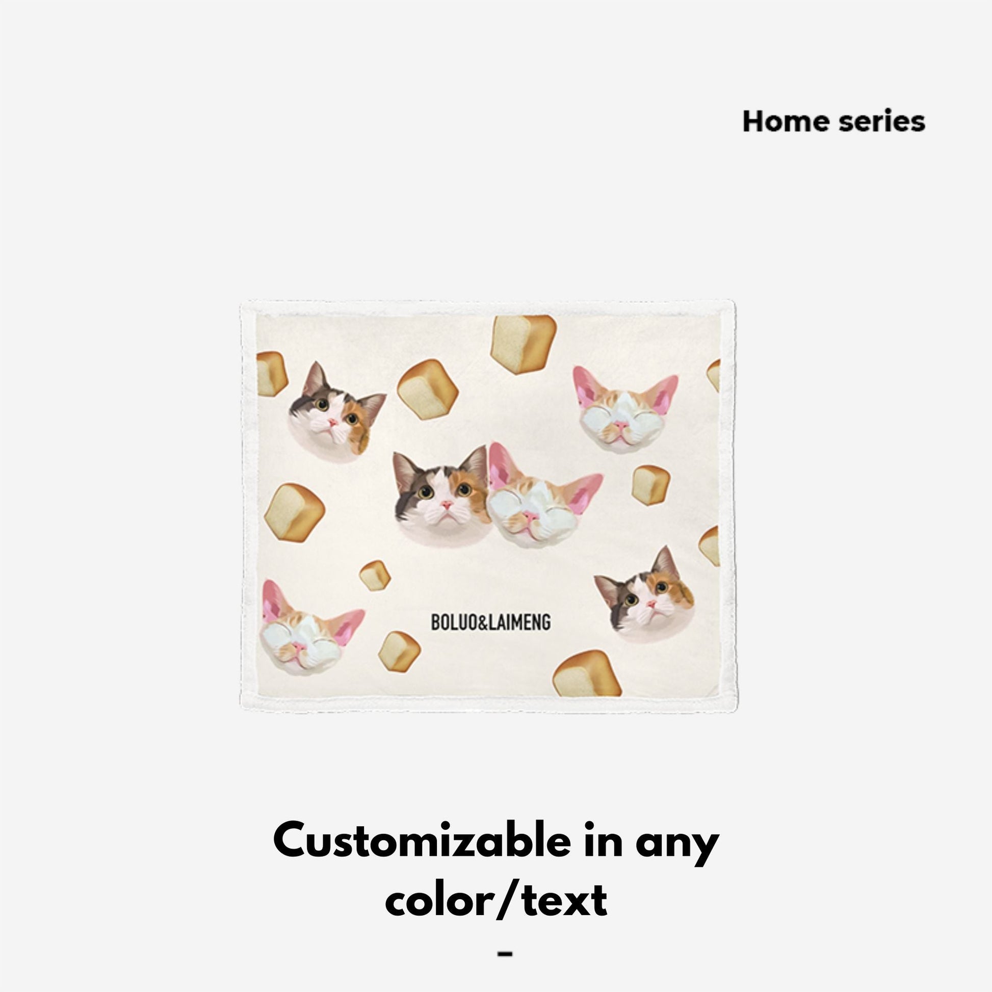 Pet custom blanket double layer lamb wool cover blanket sofa blanket cat dog creative gifts - OOOMG