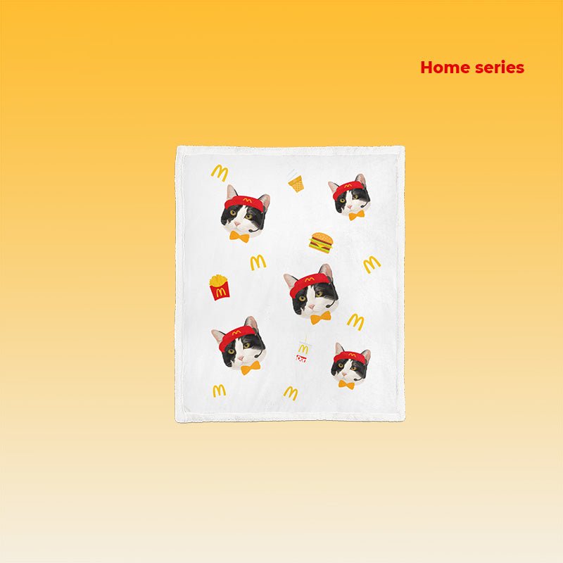 Pet custom blanket double layer lamb wool cover blanket sofa blanket cat dog creative gifts - OOOMG