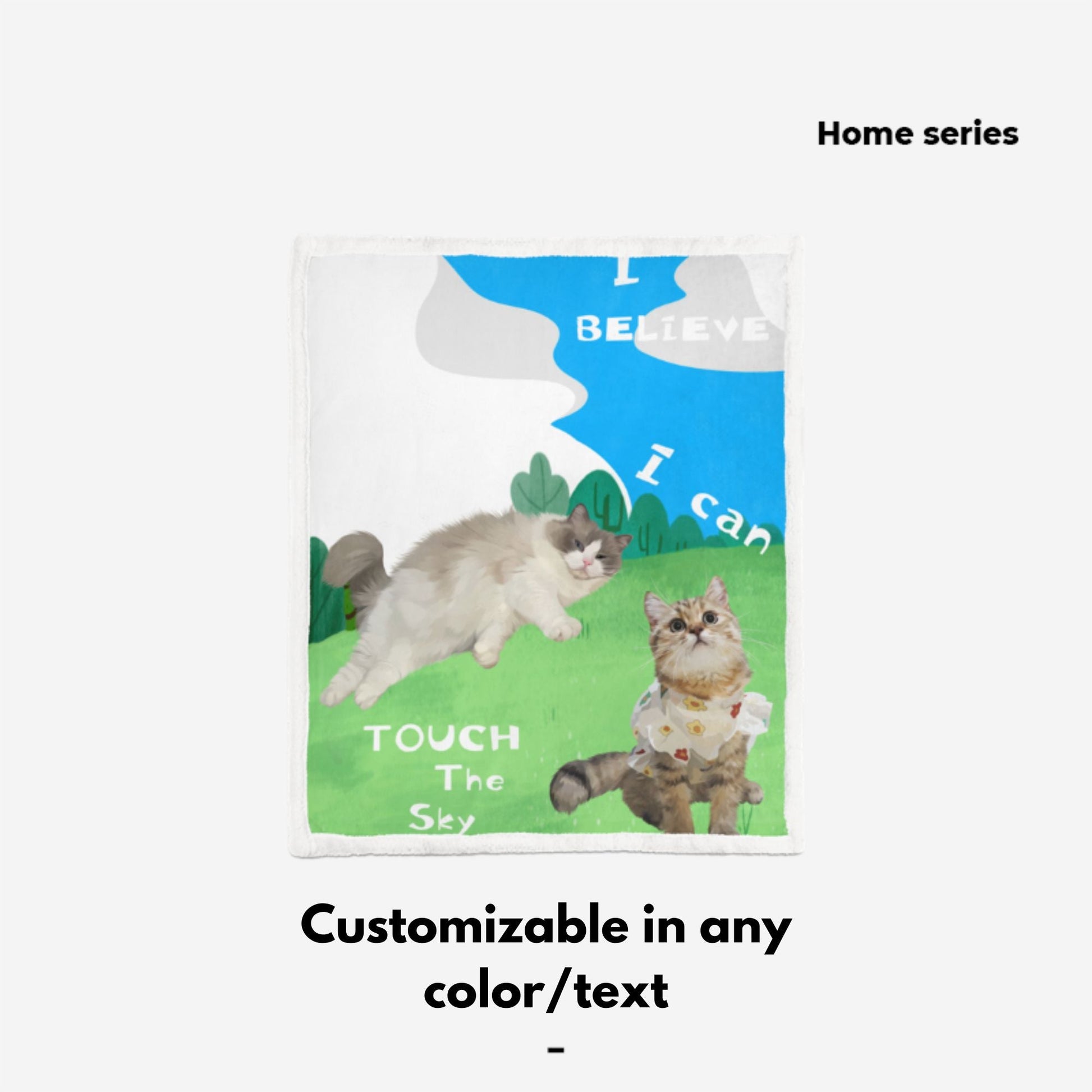 Pet custom blanket double layer lamb wool cover blanket sofa blanket cat dog creative gifts - OOOMG