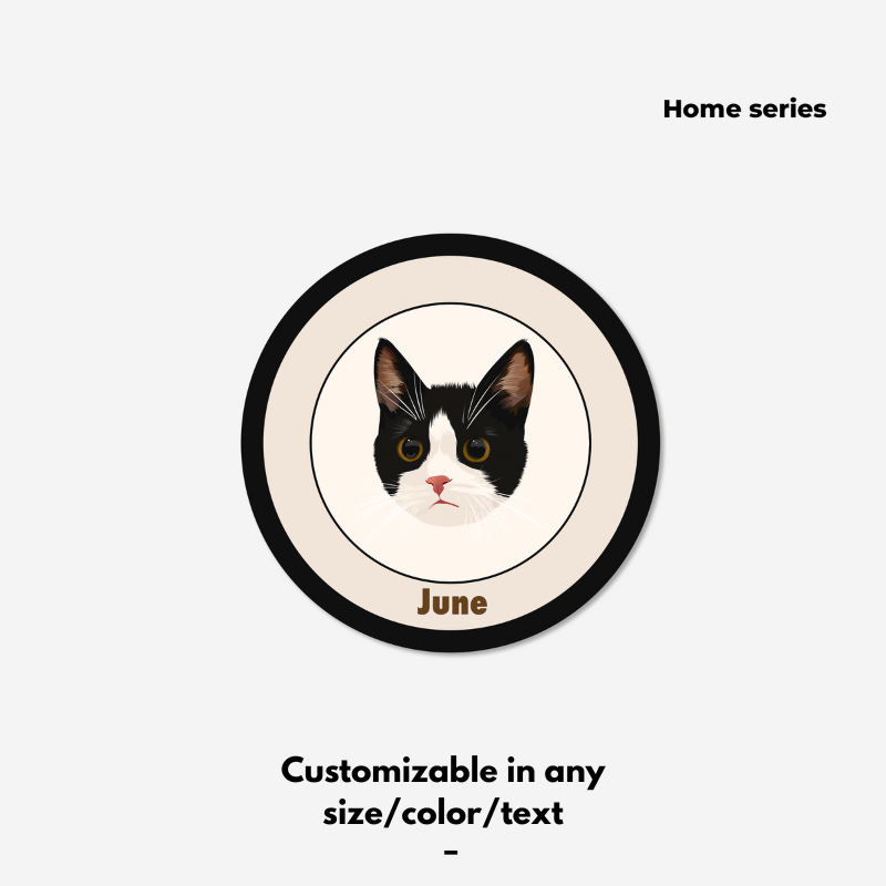 Pet custom carpet cat dog commemorative periphery light luxury milk velvet washable creative gifts - OOOMG