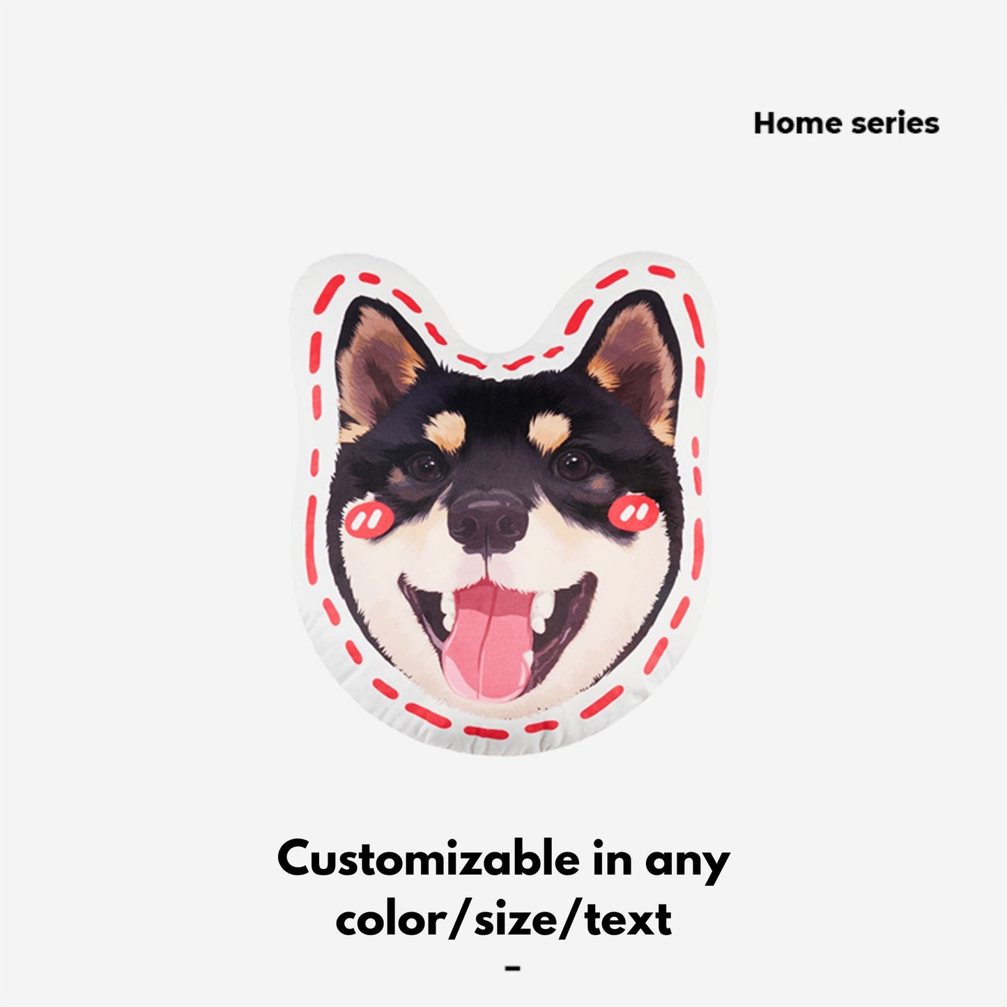 Pet custom peripheral pillow, irregular shape, cute double - sided original design, cat and dog gifts - OOOMG