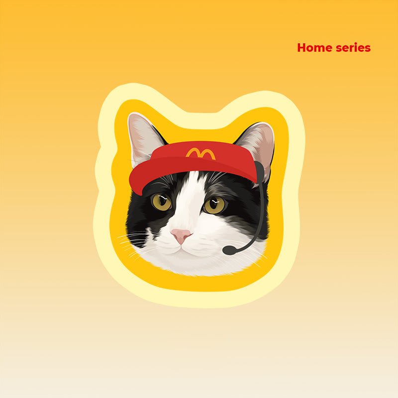 Pet custom peripheral pillow, irregular shape, cute double - sided original design, cat and dog gifts - OOOMG