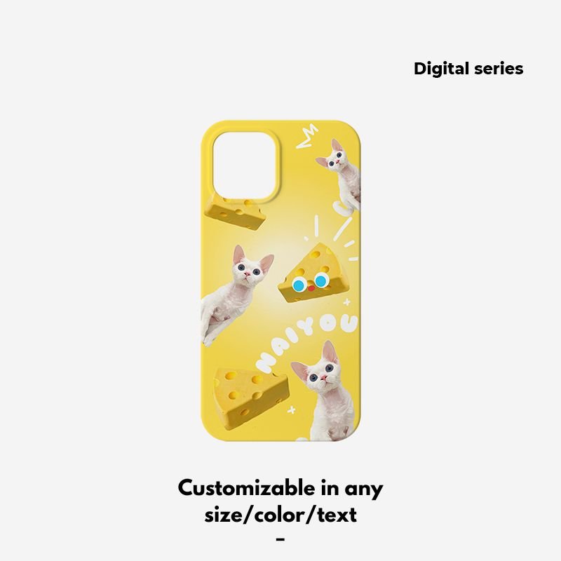 Pet custom peripherals original design niche film phone case texture cat dog creative gifts - OOOMG