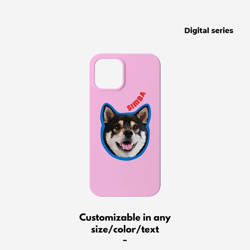 Pet custom peripherals original design niche film phone case texture cat dog creative gifts - OOOMG