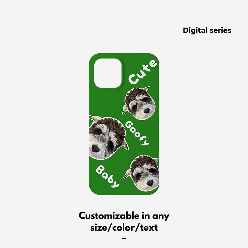 Pet custom peripherals original design niche film phone case texture cat dog creative gifts - OOOMG
