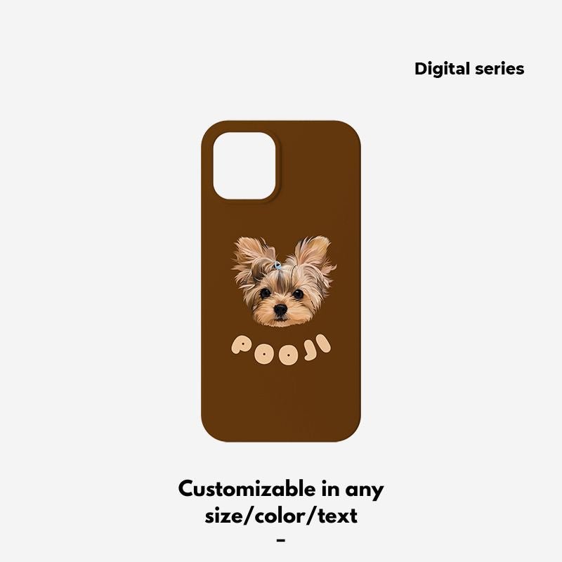 Pet custom peripherals original design niche film phone case texture cat dog creative gifts - OOOMG