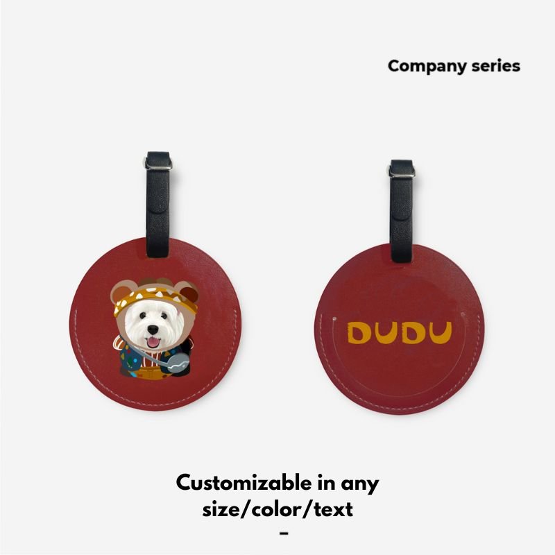 Pet custom peripherals original design travel boarding pass luggage tag cat dog creative gifts - OOOMG