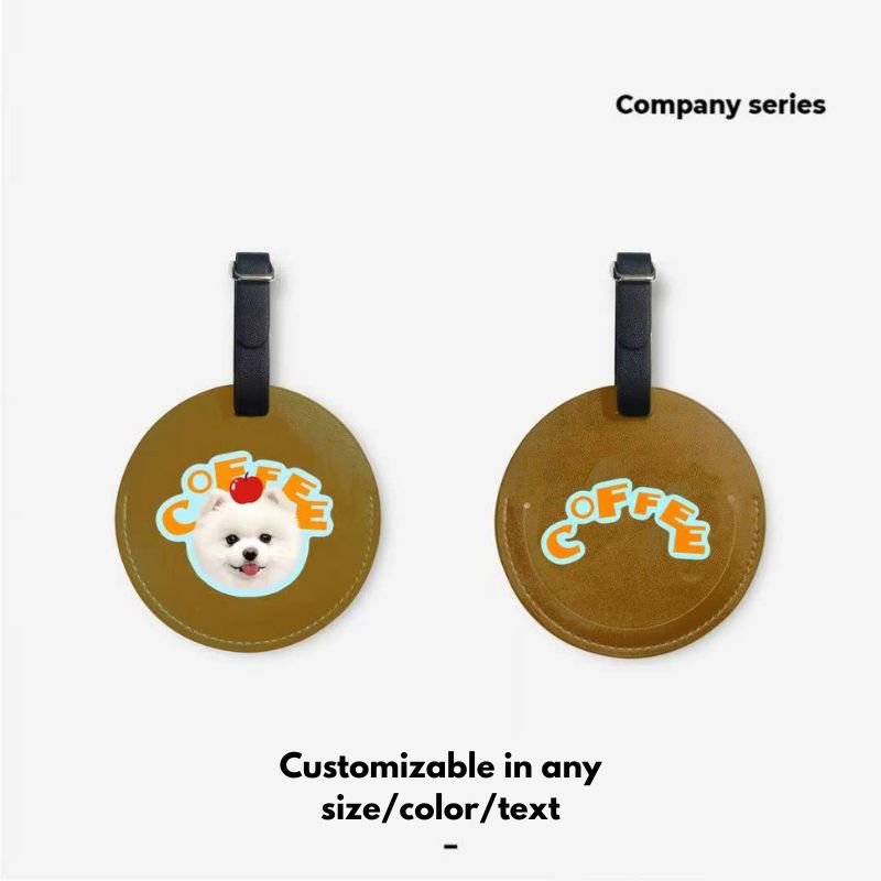 Pet custom peripherals original design travel boarding pass luggage tag cat dog creative gifts - OOOMG