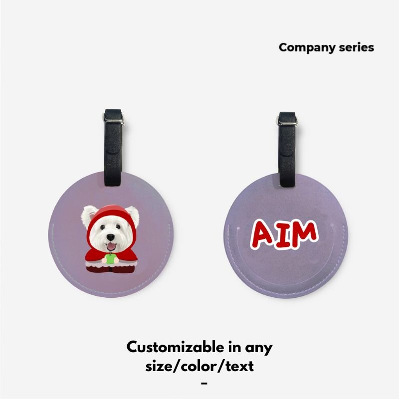 Pet custom peripherals original design travel boarding pass luggage tag cat dog creative gifts - OOOMG