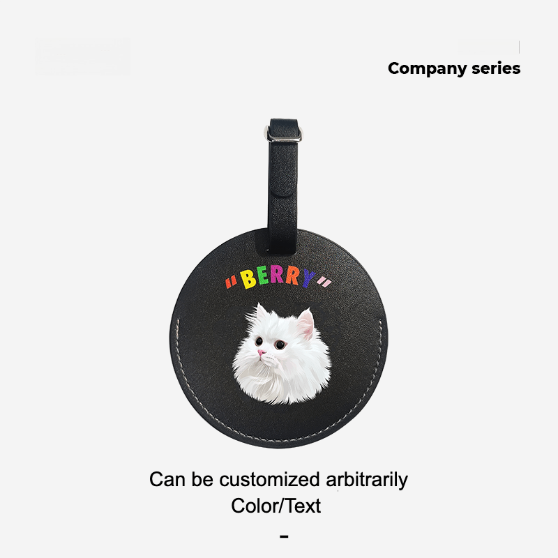 Pet custom peripherals original design travel boarding pass luggage tag cat dog creative gifts - OOOMG