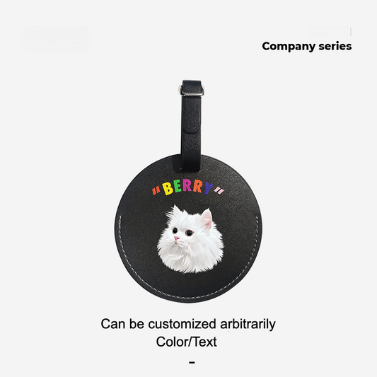 Pet custom peripherals original design travel boarding pass luggage tag cat dog creative gifts - OOOMG