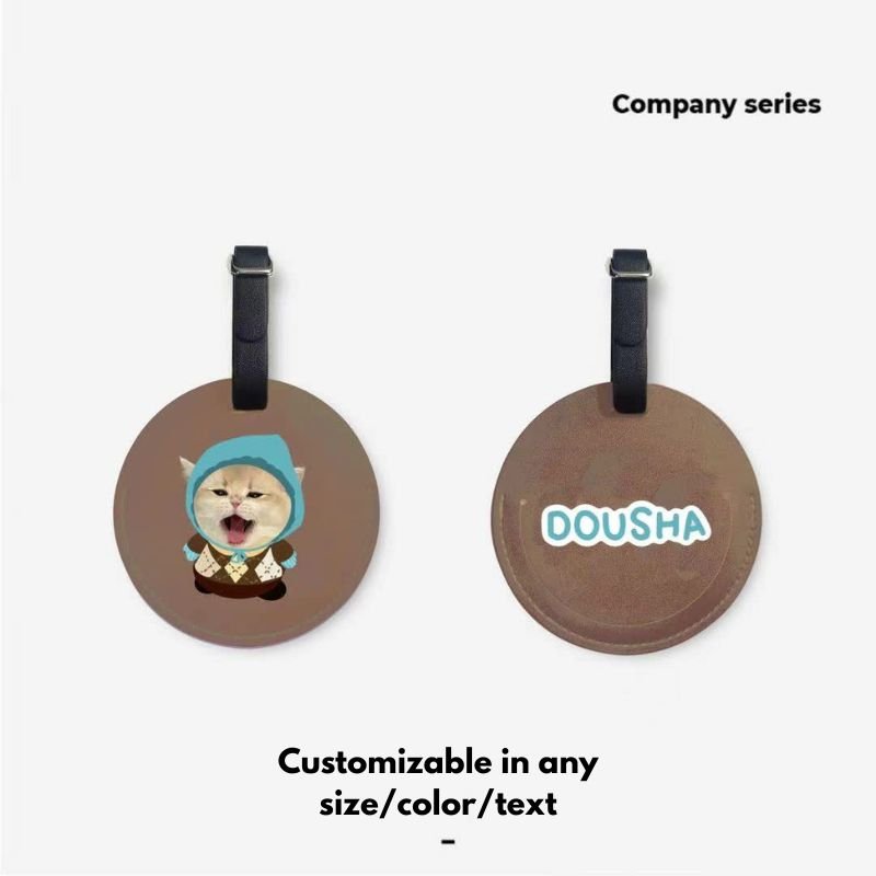 Pet custom peripherals original design travel boarding pass luggage tag cat dog creative gifts - OOOMG