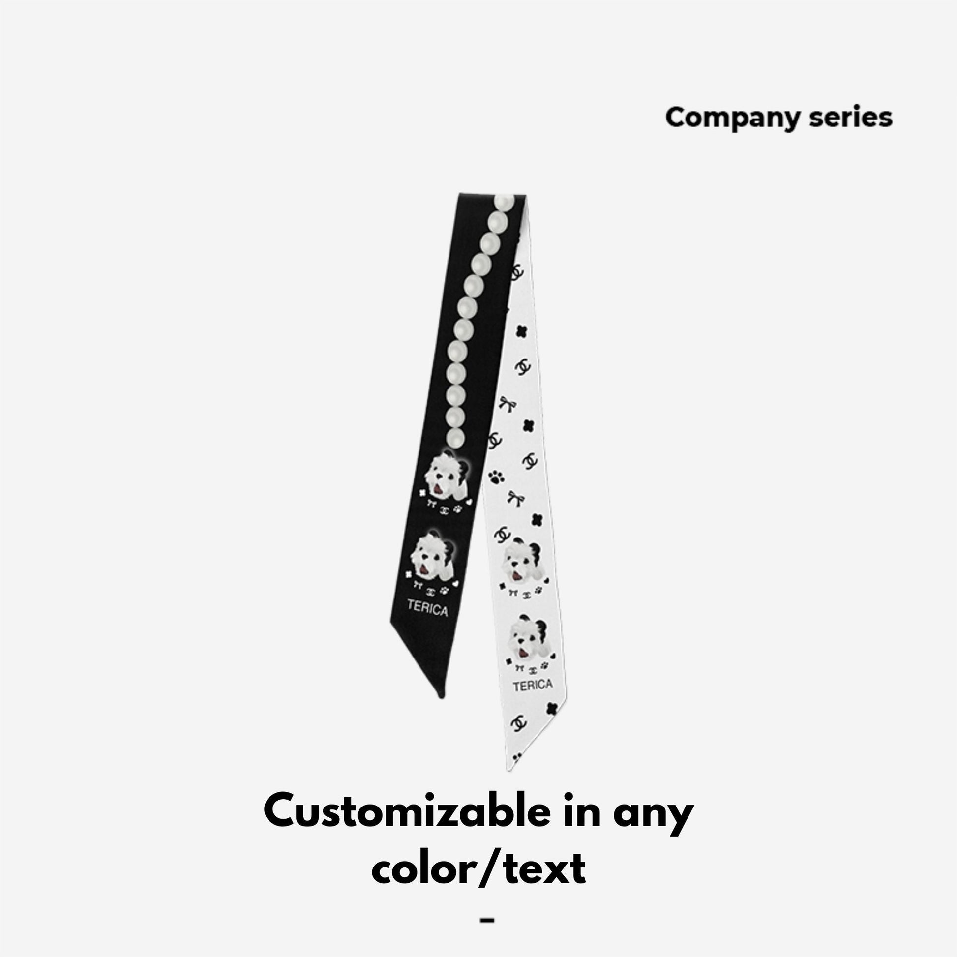 Pet custom peripherals original design Twilly light luxury silk scarf cat dog creative gifts - OOOMG