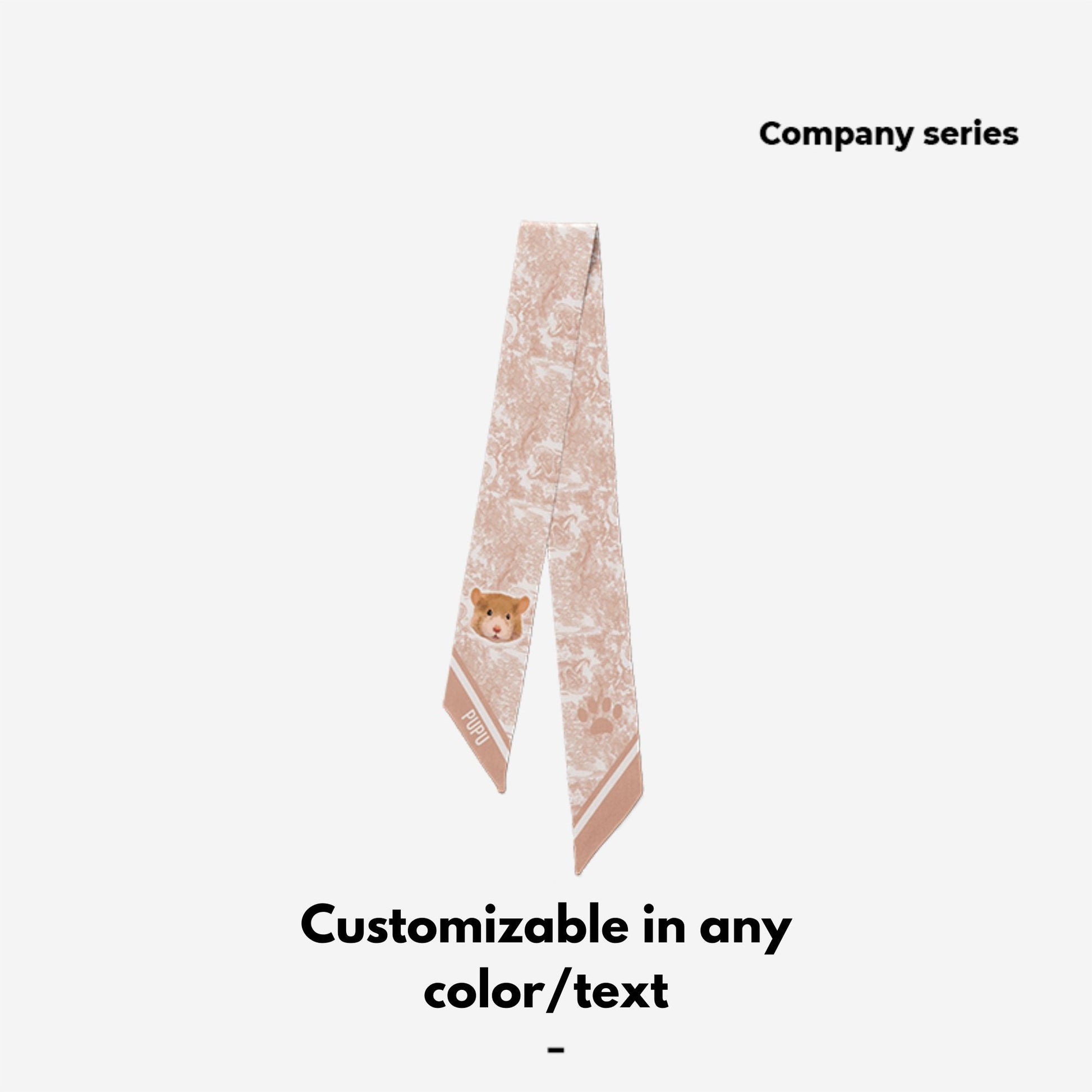 Pet custom peripherals original design Twilly light luxury silk scarf cat dog creative gifts - OOOMG