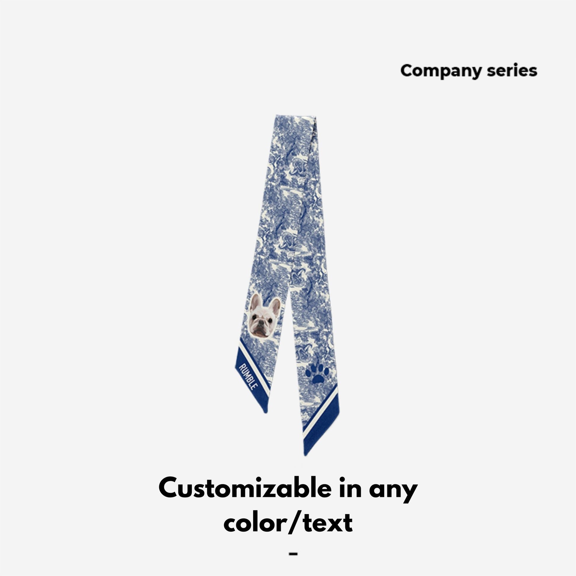 Pet custom peripherals original design Twilly light luxury silk scarf cat dog creative gifts - OOOMG