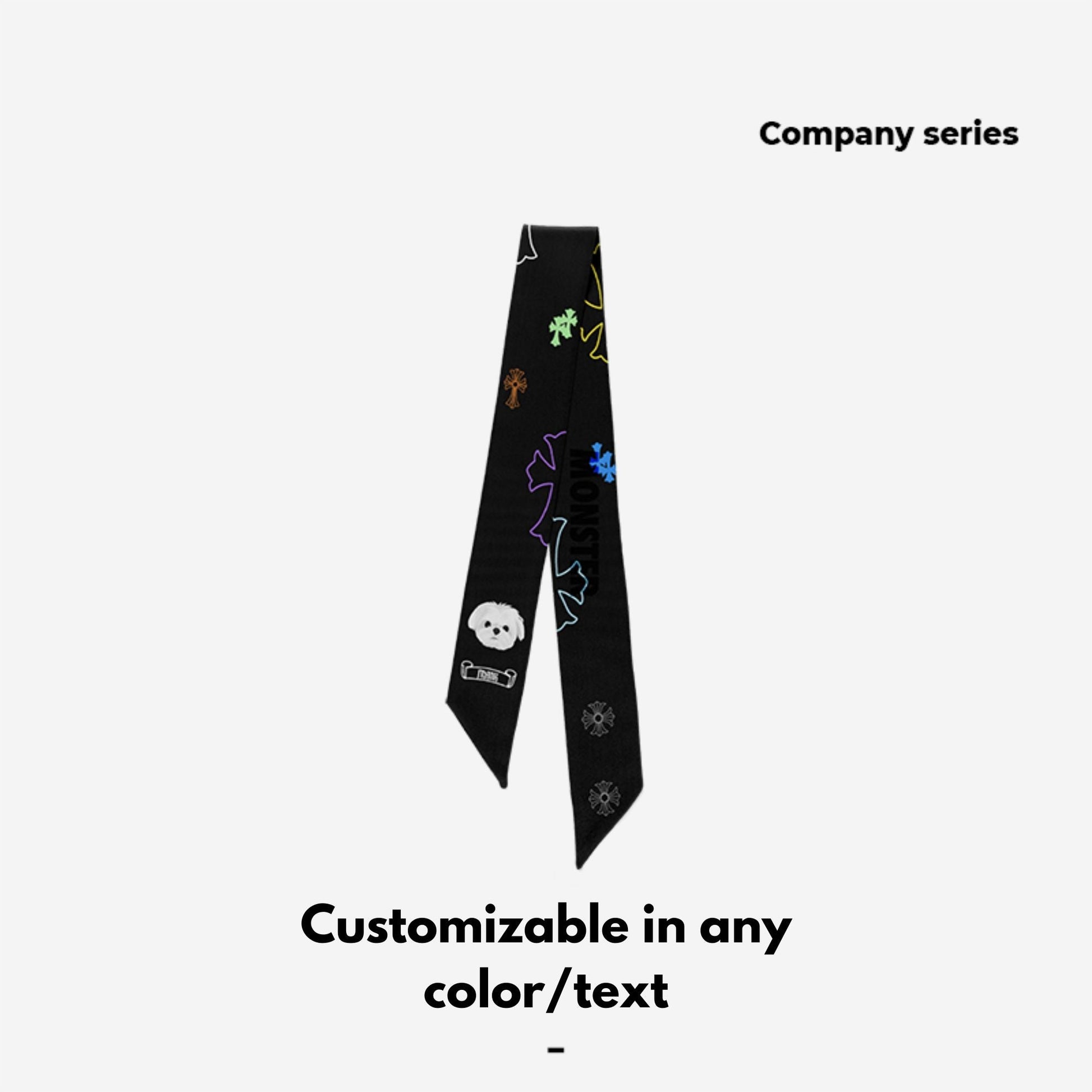 Pet custom peripherals original design Twilly light luxury silk scarf cat dog creative gifts - OOOMG