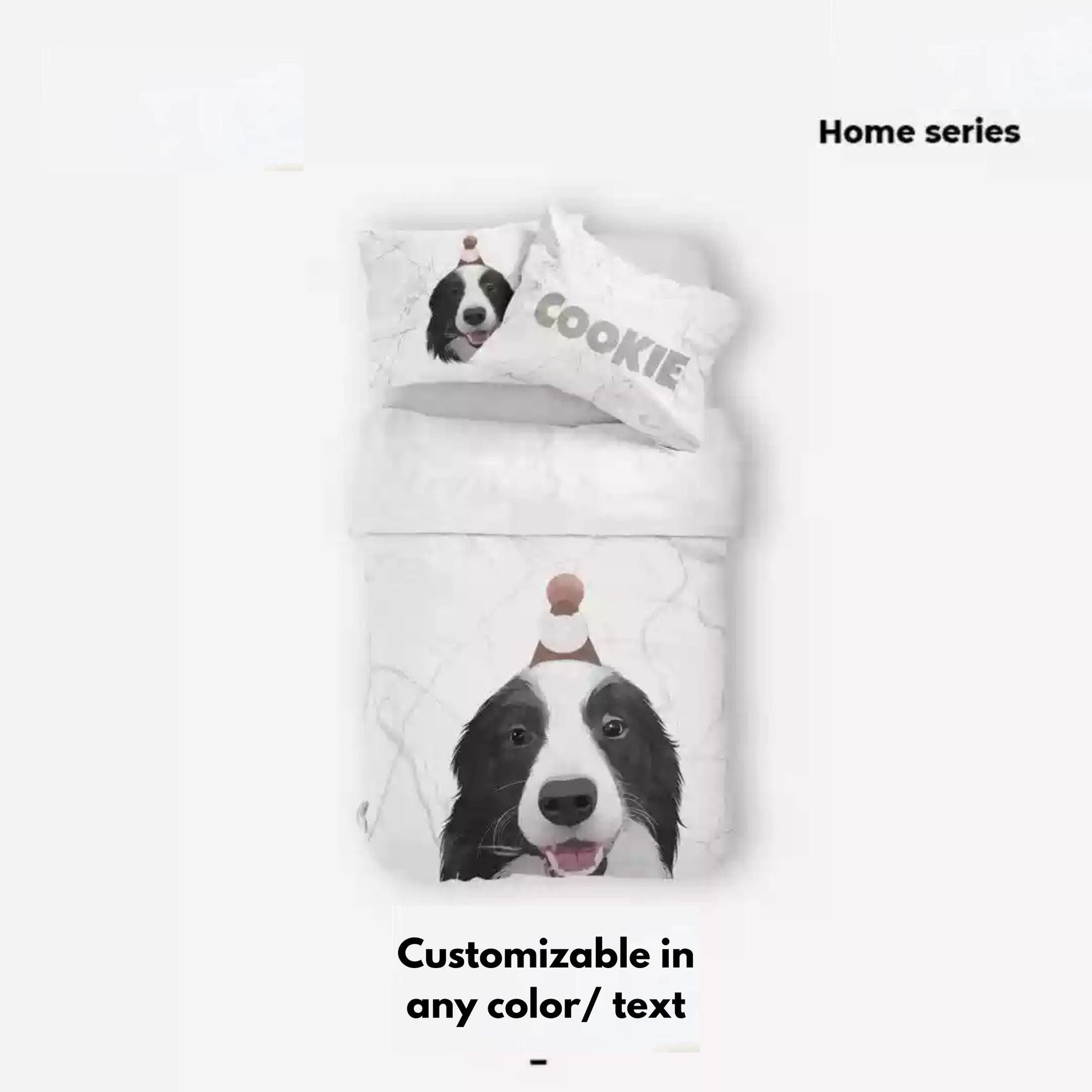 Pet Customized Four - piece Set Cotton Quilt Bed Sheet Quilt Cover Quilt Cover Cat Dog Creative Gift - OOOMG