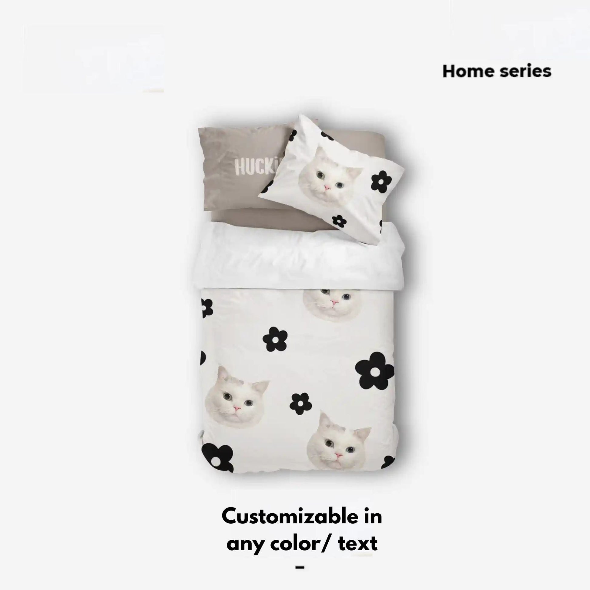 Pet Customized Four - piece Set Cotton Quilt Bed Sheet Quilt Cover Quilt Cover Cat Dog Creative Gift - OOOMG