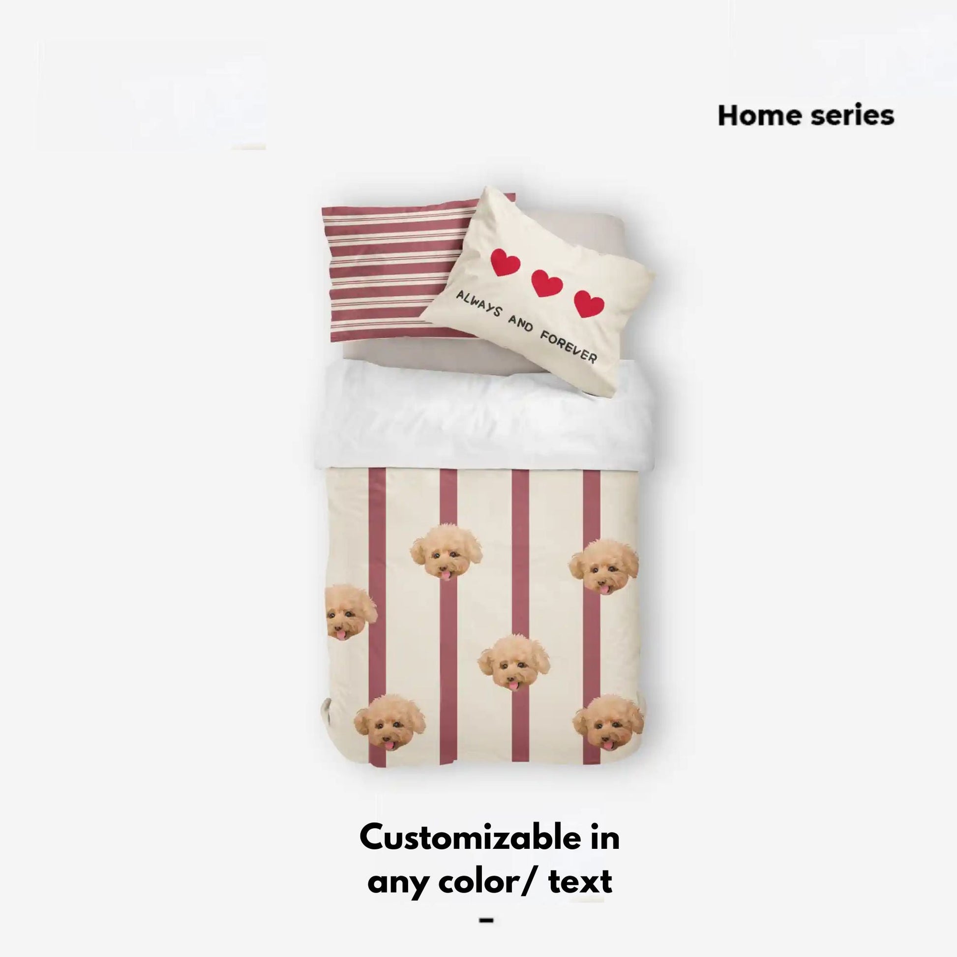 Pet Customized Four - piece Set Cotton Quilt Bed Sheet Quilt Cover Quilt Cover Cat Dog Creative Gift - OOOMG