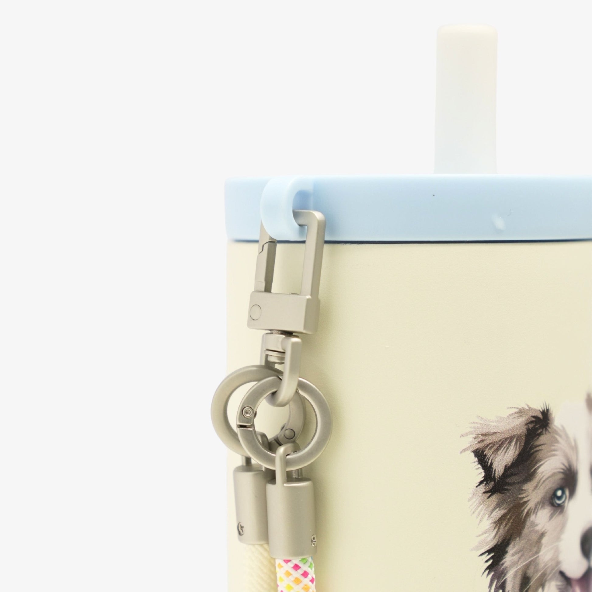 24.3 oz Custom Pet Portrait Tumbler - Personalized Dog&Cat - Themed Insulated Travel Mug with Handle and Straw Lid (Copy) - OOOMG