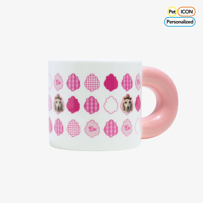 Barbie Pink Personalized Pawsome Ceramic Cup - Dog and Cat Lovers' Insulated Home Coffee/Tea Mug with Handle - OOOMG
