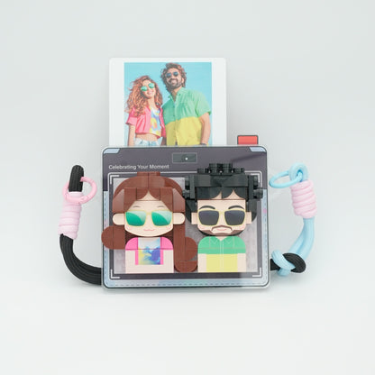 Brick Figure Portrait Fridge Magnet - OOOMG