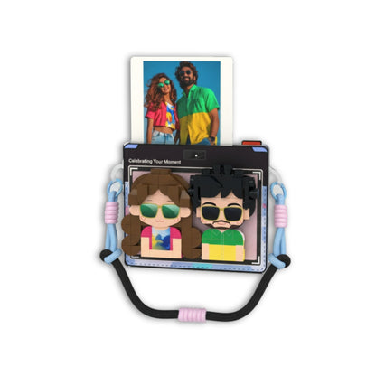 Brick Figure Portrait Fridge Magnet - OOOMG