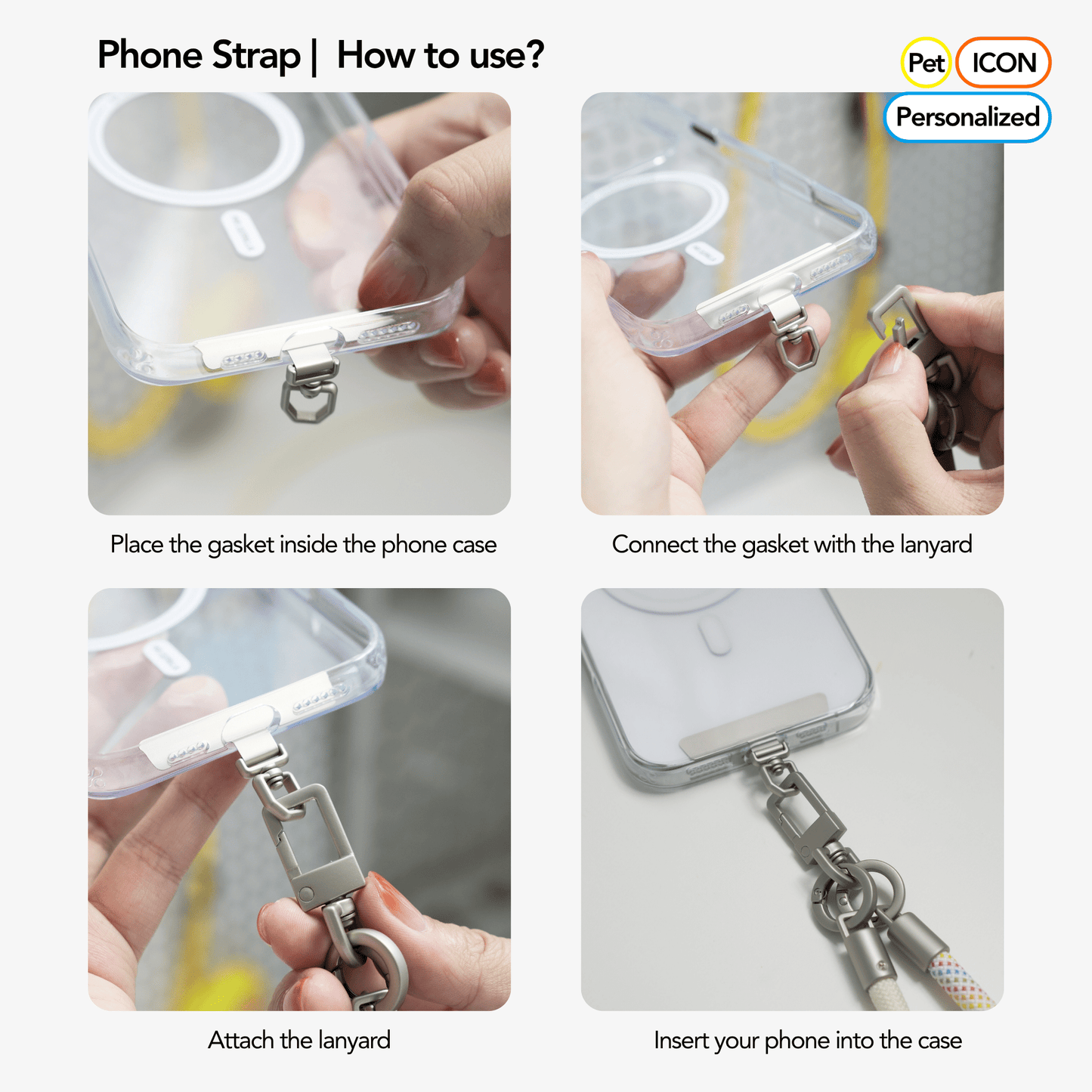 Custom 3 - in - 1 Phone Strap - OOOMG