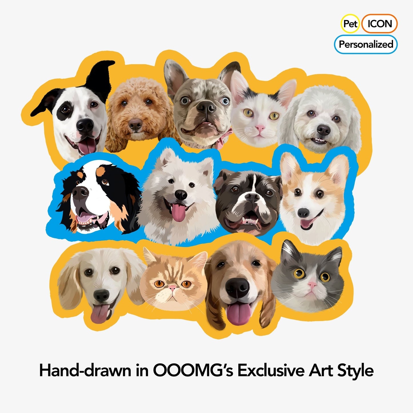 Custom Gift Set for Pets Box B - “Pawfect Home Decor” - OOOMG