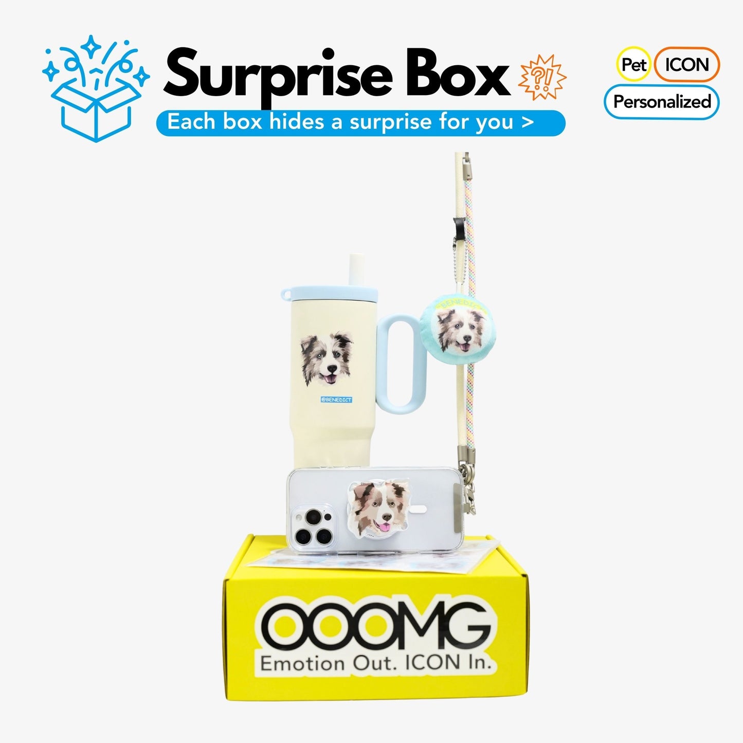 Custom Gift Set for Pets Box D - OOOMG