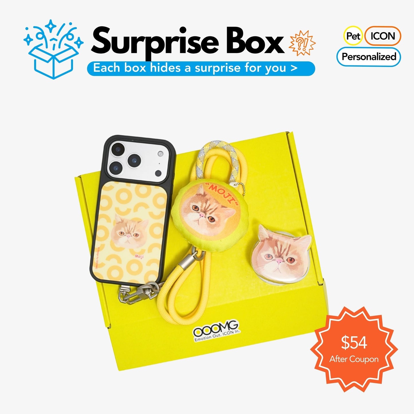 Custom Gift Set for Pets Box E - “The 'Tech & Tails' Kit” - OOOMG