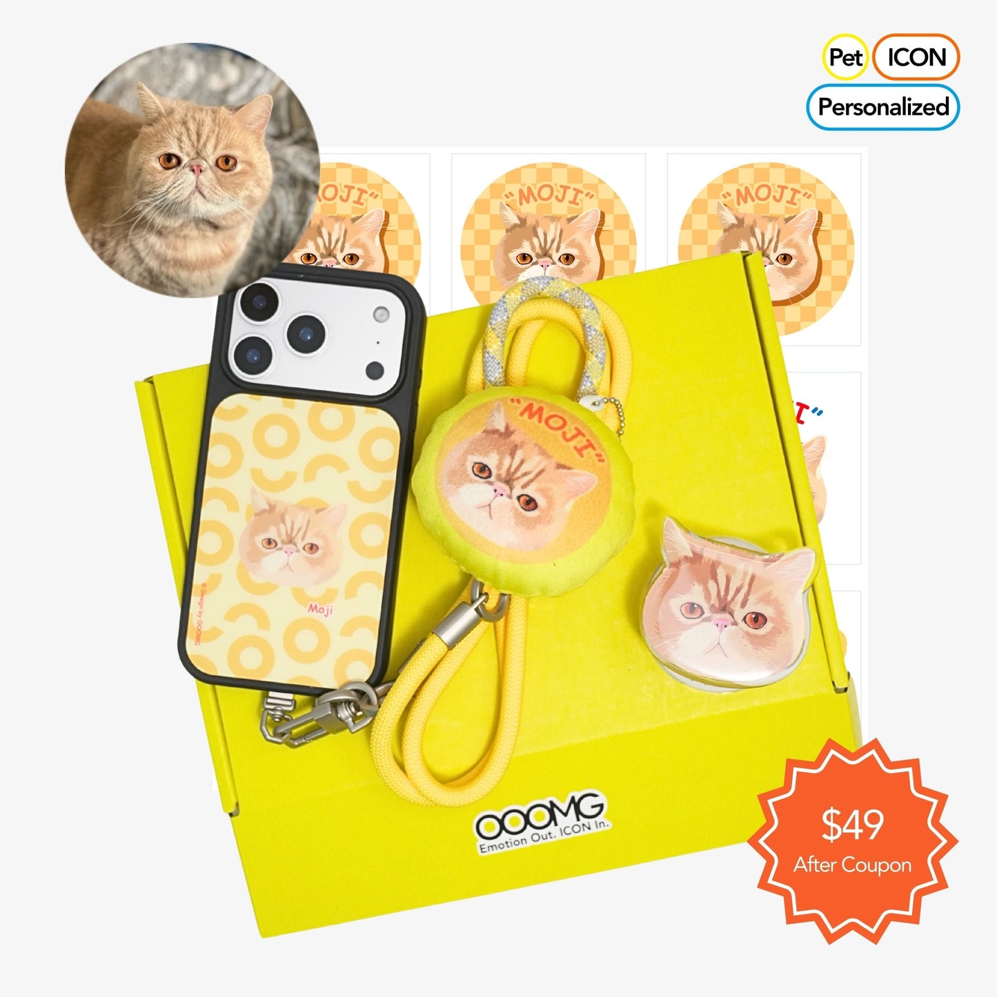 Custom Gift Set for Pets Box E - “The 'Tech & Tails' Kit” - OOOMG