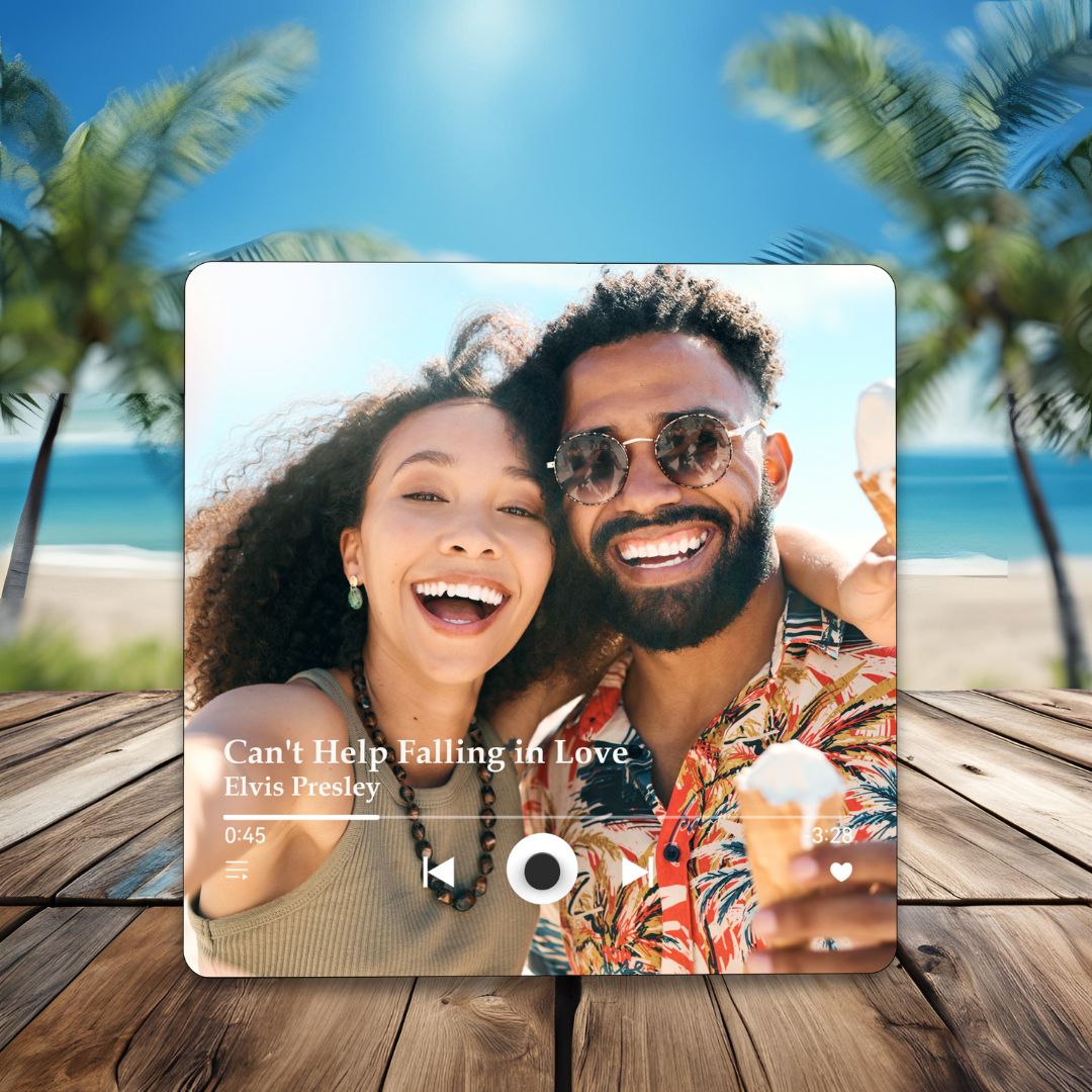 Custom Music & Photo Fridge Magnet Can Customize 1-6 Vinyl Record And