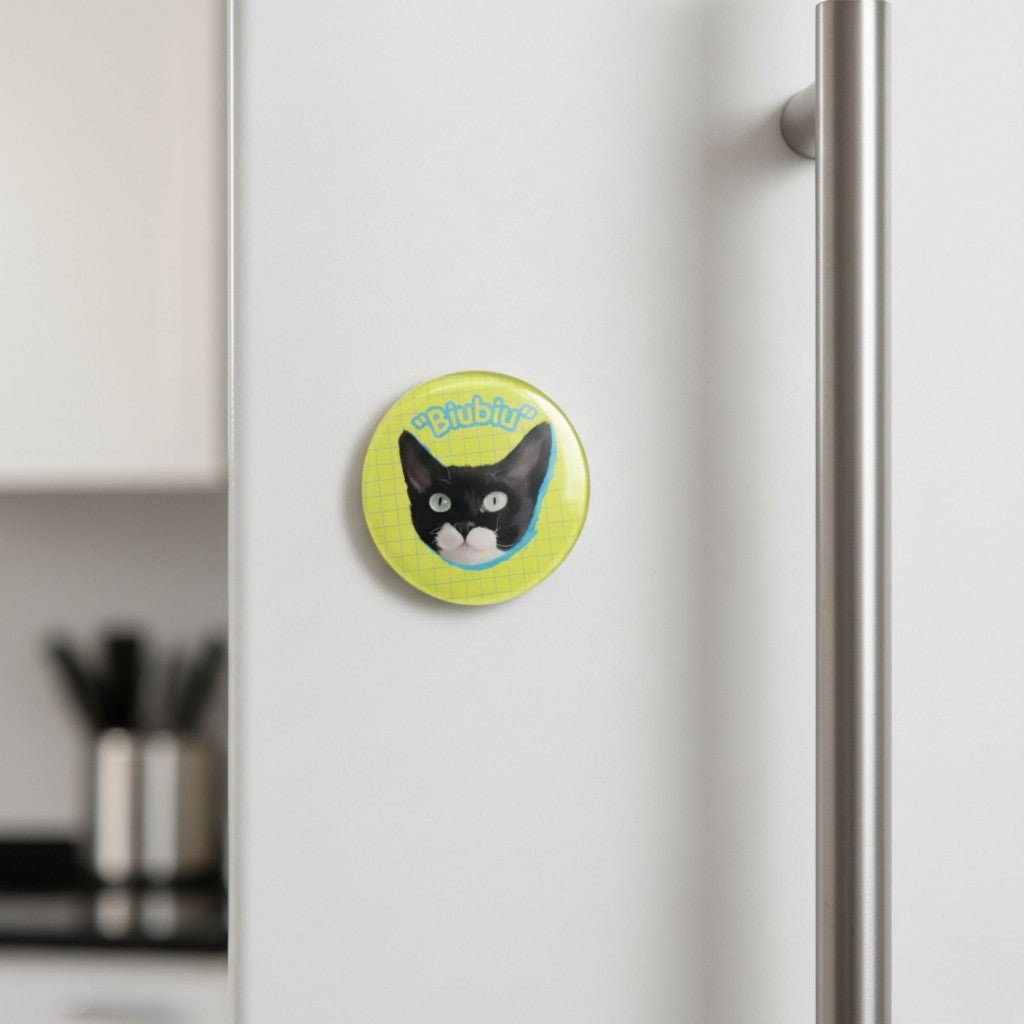 Customizable Acrylic Magnetic Fridge Sticker for Pets - OOOMG