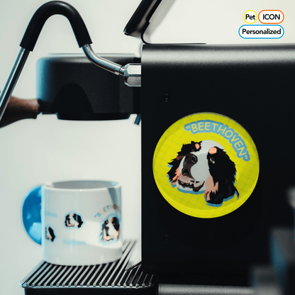 Customizable Acrylic Magnetic Fridge Sticker for Pets - OOOMG