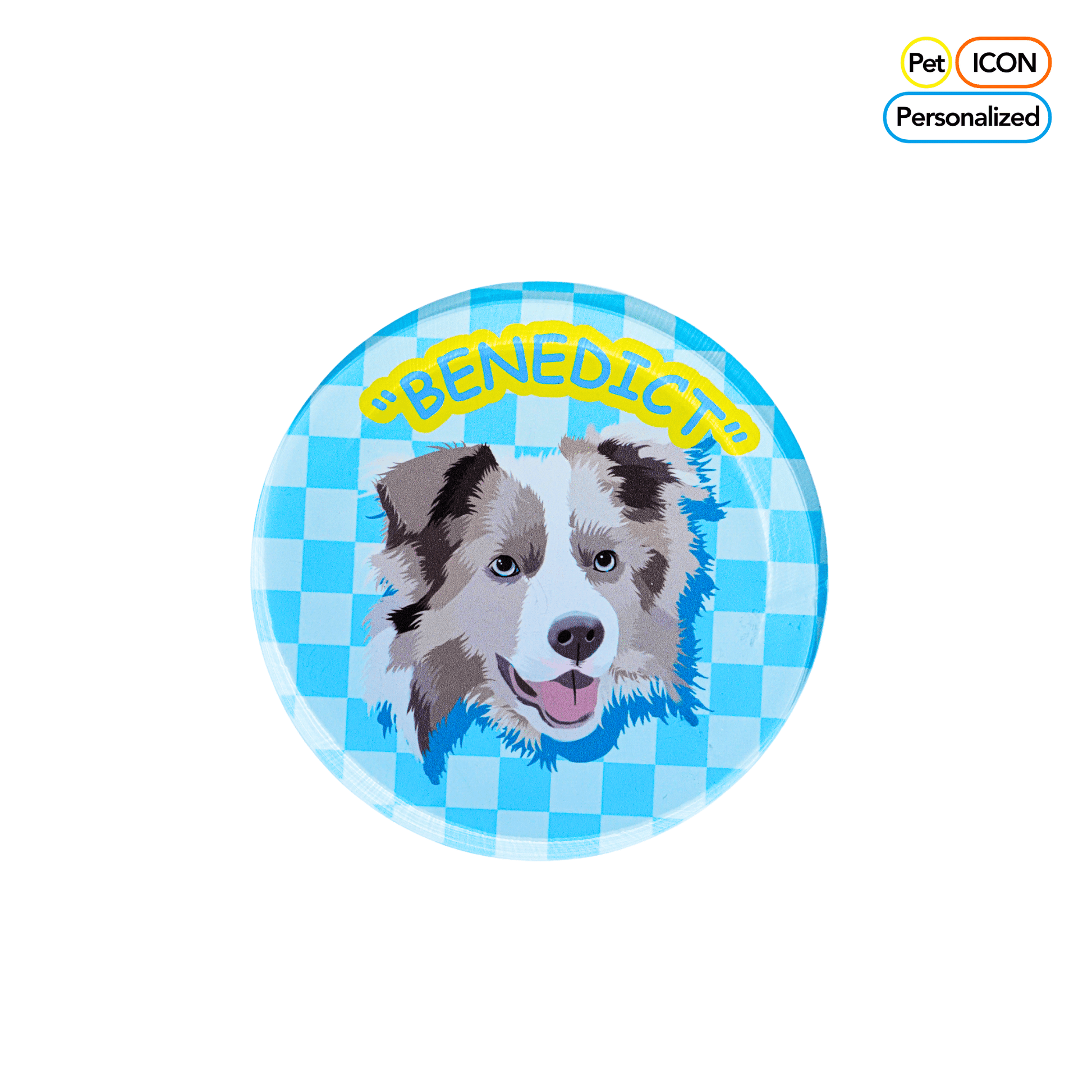 Customizable Acrylic Magnetic Fridge Sticker for Pets - OOOMG