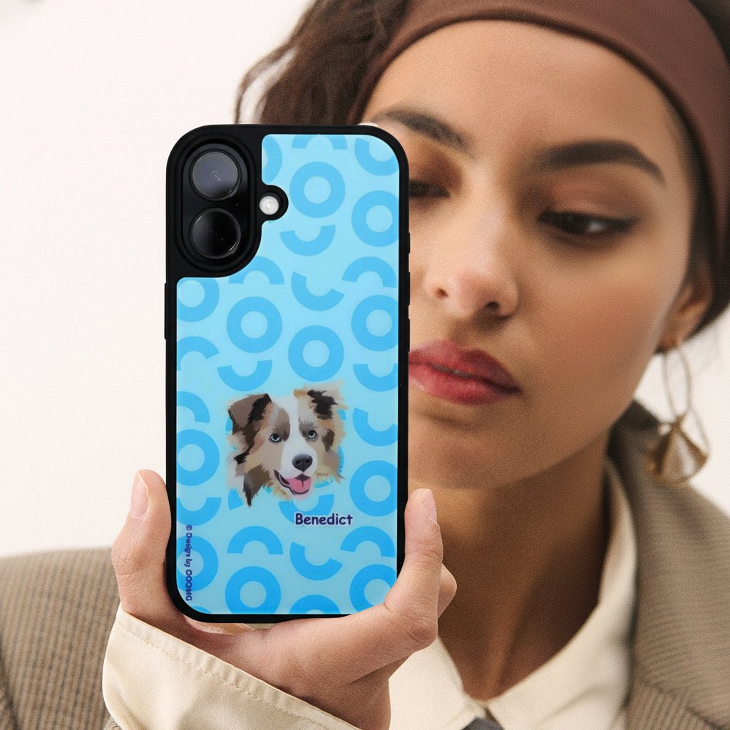 Customized Pet Portrait iPhone Case - Shockproof Protective Cover - OOOMG