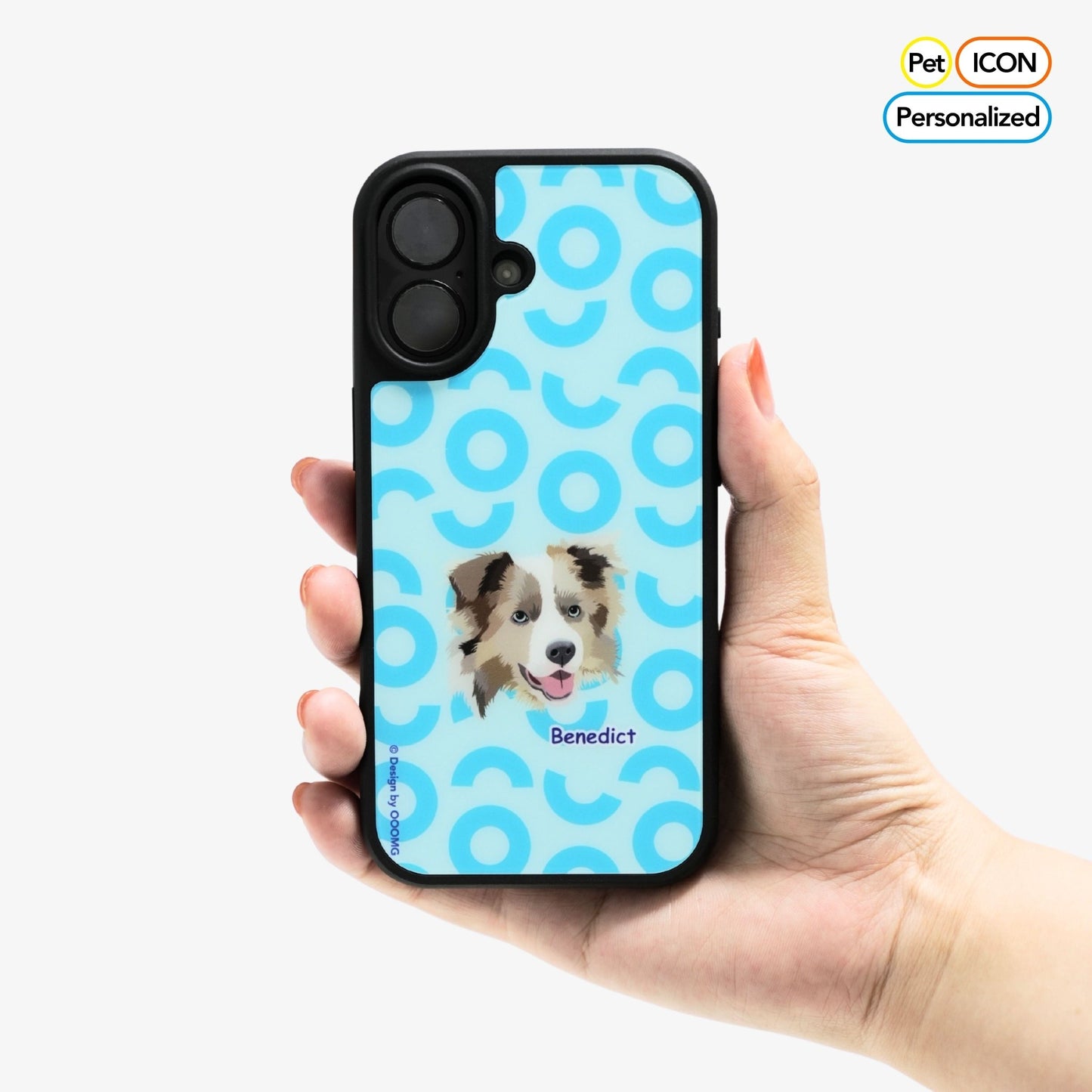 Customized Pet Portrait iPhone Case - Shockproof Protective Cover - OOOMG