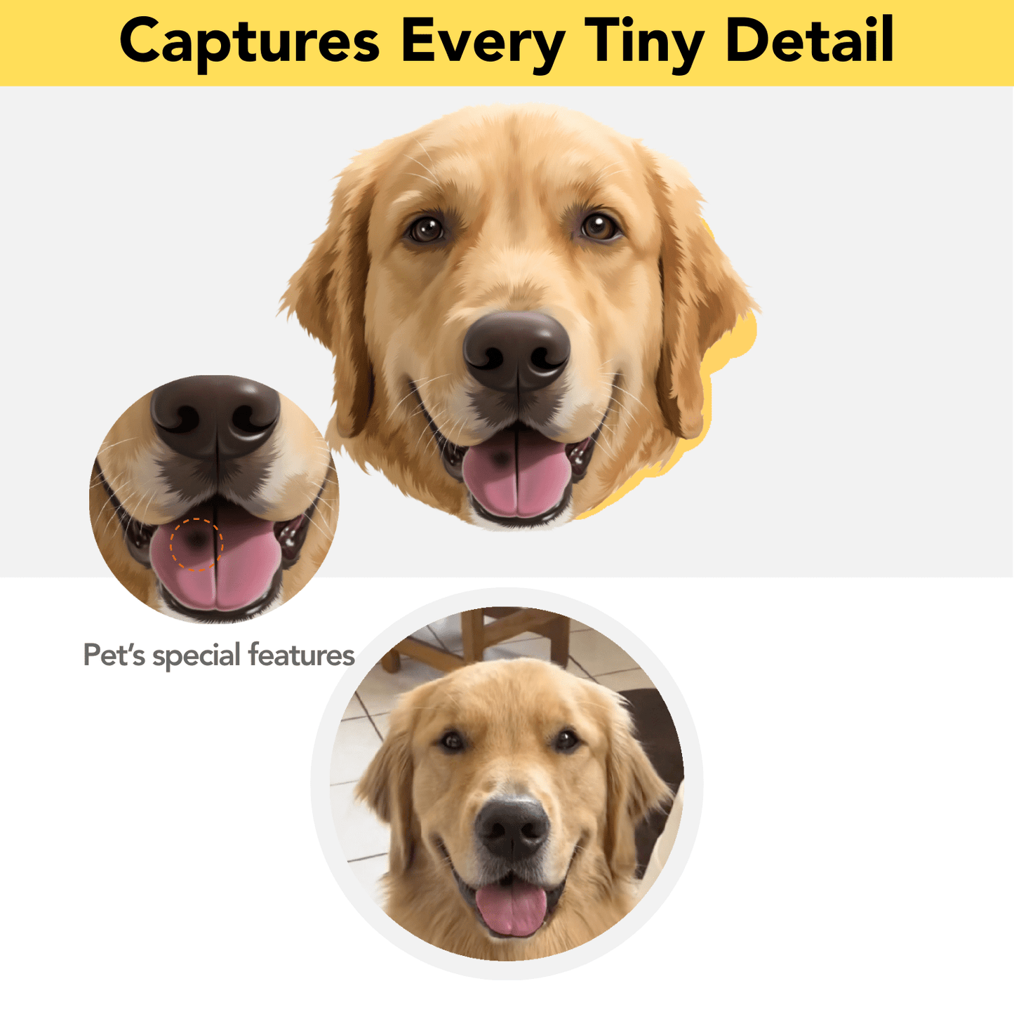 Digital File | Custom Portraits, Using Pet Photo, Personalized Digital Dog Portraits, Cat Portraits - OOOMG