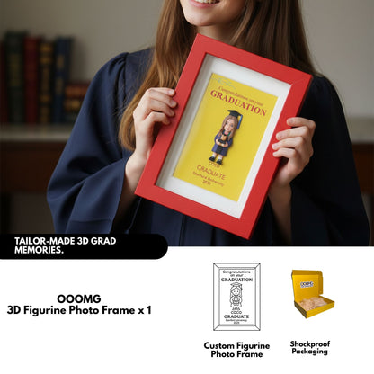 Graduation Gift: OOOMG Personalized Magnetic Mini - Me – Custom Figurine & Creative Gift for Home & Loved Ones - OOOMG